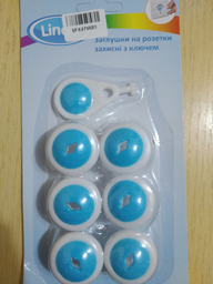 Заглушки на розетки Lindo с ключом 6 шт (6930210009484) фото от покупателей 3