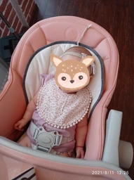 Стульчик для кормления Lionelo Cora Bubble gum (LO.CO01) (5902581657954) фото от покупателей 4