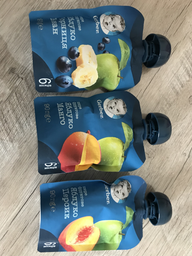 Упаковка Фруктового пюре Gerber Яблоко и манго с 6 месяцев 90 г х 16 шт (07613036345873) фото от покупателей 16