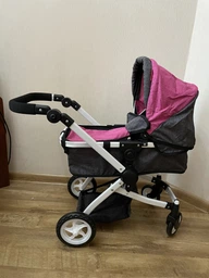 Коляска-трансформер для кукол кукольная 2в1 Carrello Maestro 9651B ROSE RED розовая фото от покупателей 2