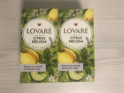 Купаж зеленого та трав'яного чаю Lovare Цитрус Меліса в пакетиках 24 пакета фото от покупателей 10