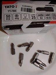 Насадка для отвертки Yato YT-7808 PH2 1/4"*25 мм фото от покупателей 3