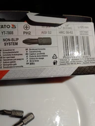 Насадка для отвертки Yato YT-7808 PH2 1/4"*25 мм фото от покупателей 4
