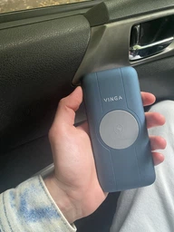 Батарея універсальна Vinga 10000mAh Wireless QC3.0 PD Soft Touch (PowerBank) Фіолетовий, павер банк, павербанк, повербенк фото від покупців 7