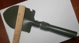 Лопата складная туристическая Shovel Мультифункциональная из нержавеющей стали для кемпинга, пикника в чехле фото от покупателей 1