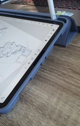 Силіконовий чохол обкладинка + Pencil Holder BBM1 для iPad Pro 11'' 2020/2021 Сірий фото від покупців 7