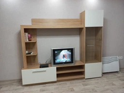 Стенка Мебель Сервис Тренто Дуб самоа + Белый фото от покупателей 1