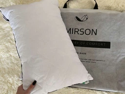 Подушка бамбуковая MirSon Hand Made Royal Pearl 931 средняя 60x60 (2200000557353) фото от покупателей 2