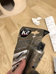 K2 SIL BLACK (BLACK SILICON +350С) 21g Силікон герметик (чорний) фото от покупателей 1