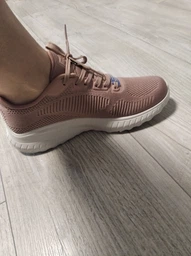 Кроссовки Skechers Bobs Squad Tough White 117209-OFWT 38.5 фото от покупателей 12