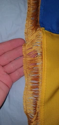 Прапор УПА Прапорець з прошитим тризубом габардин 90см х 135см фото від покупців 1