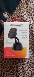 Автотримач для телефону магнітний Grand-X MT-12 Black