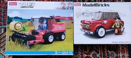 Конструктор Sluban M38-B0779 Harvester Комбайн, 229 деталей