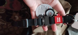 Нашийник для собак водостійкий WAUDOG Waterproof c QR паспортом металічна пряжка-фастекс Ш 20 мм Дов 28-40 см Блакитний (27932Collar)