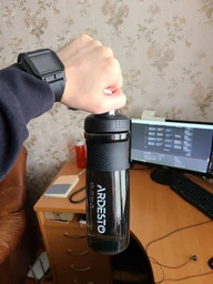 ARDESTO Пляшка для води Smart bottle 1000 мл, зелена, тритан фото от покупателей 15