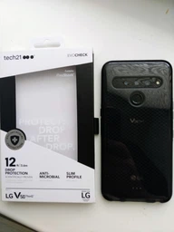 Протиударний чохол Tech21 Evo Check для LG V50 ThinQ Black