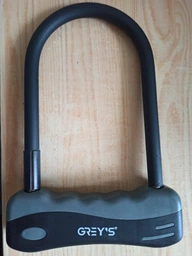 Велозамок Grey's скоба U-lock з кріпленням 12*165*245мм GR33012 фото від покупців 7