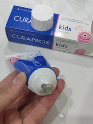 Зубна паста дитяча ферментна Curaprox CS Kids з ароматним смаком солодкого кавуна 1450 ppm F 60 мл (7612412429640/7612412429480) фото від покупців 1