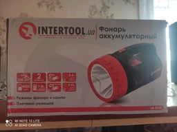 Ліхтар акумуляторний INTERTOOL LB-0102 1 LED 5 W+ 25 LED 4000 мА·год