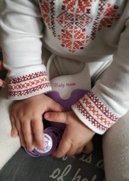 Контейнер для пустышки 0+ Baby Тeam Желтый с зеленым фото от покупателей 3