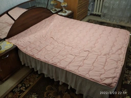 Ковдра MirSon зимова Євро 220x240 см антиалергенна EcoSilk Супер Тепла №1730 Eco Light Coral (2200003710113) фото від покупців 2