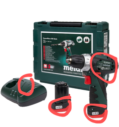 Аккумуляторная дрель-шуруповерт Metabo PowerMaxx BS Basic (600080500) + 2 АКБ Li-Power + ЗУ LC 24 + Кофр фото от покупателей 13