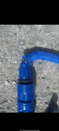 Усиленный поливочный шланг садовый 75 метров с водным распылителем Magic Hose на 7 режимов Синий (789GFD)