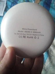 УМБ Line Art Mirror 4000 mAh Pink (4004M-12)