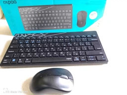 Комплект беспроводной Rapoo 8000M Black