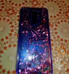 Чехол Glitter для Xiaomi Redmi 9 бампер силиконовый аквариум сердце Розовый фото от покупателей 1