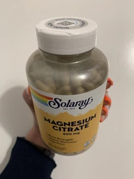Solaray Магний Цитрат, Magnesium Citrate 400 мг - 180 капсул (076280374025)