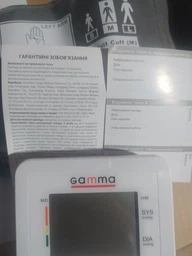 Тонометр з голосовим супроводом Gamma Optima 5gen з адаптером Type-C автоматичний на плече фото від покупців 1