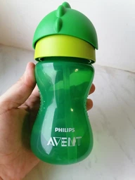 Чашка с трубочкой Philips AVENT 300 мл 12 мес+ Розовая (SCF798/02) фото от покупателей 3