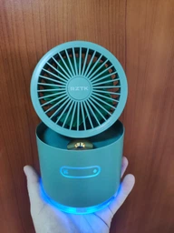 Вентилятор с увлажнением аккумуляторный RZTK Multi Fan White