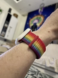Ремінець для Apple Watch 38 mm/40 mm/41 mm Epik Nylon Band Бузковий / Lilac фото від покупців 1