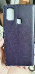 Чехол Clover для Samsung Galaxy M21 / M215 книжка кожа PU малиновый