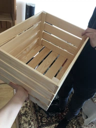 Ящик дерев'яний для зберігання ECO WoodBox (ДхШхВ:50*40*32см) фото від покупців 1
