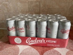 Упаковка пива Budweiser бочковое светлое фильтрованное 4% 0.5 л х 24 шт (8594403704983_8594403707656) фото от покупателей 1