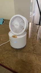 Вентилятор с увлажнением аккумуляторный RZTK Multi Fan White фото от покупателей 1