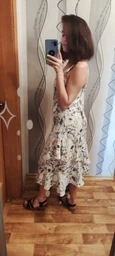 Сарафан женский H&M 0479633_01 38 Белый (2000000880754_KAY2000000880754) фото от покупателей 2