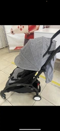 Прогулянкова коляска Yoya 175A+ Premium Edition Beige Бежевий рама чорна, колеса чорні-білі фото від покупців 3