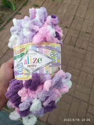 Пряжа Alize Puffy Color 6046 фото від покупців 1