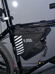 Сумка в раму B-Soul BAO-009BLK, кишеню для фляги (BAO-009BLK) фото від покупців 1