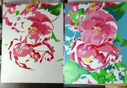 Картина за номерами Rosa Дикий півонія 35 х 45 см (4823098525288)