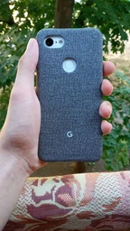 Противоударный чехол Official Fabric Case GA00787 для Google Pixel 3a XL (6") Carbon фото від покупців 6