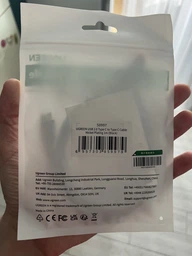 Кабель UGREEN US286 USB-C to USB-C 60W QC4.0 PD3.0 3A 3m Black (60788) фото від покупців 3