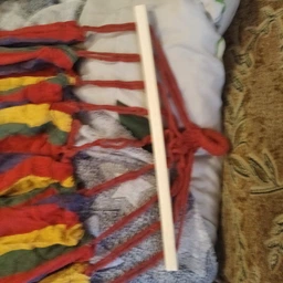 Гамак підвісний з каркасом і чохлом 240 х 150 Темно-червоний фото від покупців 1