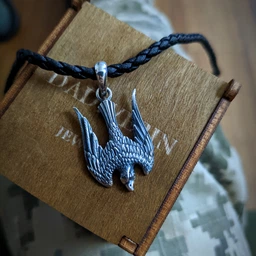Срібний кулон “Сокіл” (АРТ. №198) Dadiverin Jewelry фото от покупателей 1