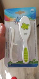 Щiтка для волосся м'яка + гребiнець Рожева Canpol babies 2/417_pin 5903407024172 фото від покупців 5