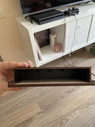 Ключница с подставкой для мелочей 18*10*3 см береза фото от покупателей 3